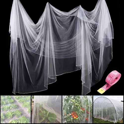 Miniatura 2 de Zonon Malla Mosquitera para Jardín, Red de Malla para Insectos del Jardín, Patio, Malla Protectora contra Moscas, Insectos, Bichos y Pájaros