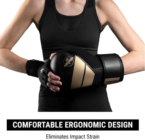 Miniatura 4 de Hayabusa Guantes de boxeo de piel sintética S4 para hombres, mujeres y niños, 10 onzas, 12 onzas, 14 onzas, 16 onzas, entrenamiento, sparring