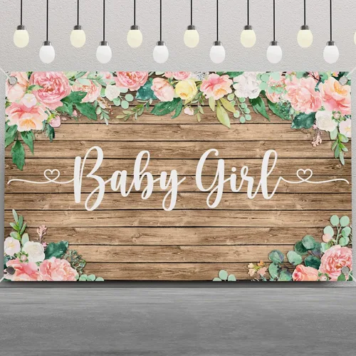 Miniatura 8 de Decoraciones de baby shower para niña, 249 piezas de suministros para fiesta de revelación de género y vajilla desechable (25 invitados) con platos
