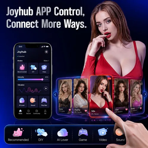 Miniatura 5 de Uoffile Juguetes sexuales para hombres, masturbador masculino, coño de bolsillo con aplicación AI con 8 juguetes sexuales para hombres, juguetes