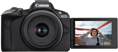Miniatura 6 de Kit de cámara sin espejo Canon EOS R50 con lente RF-S18-45mm F4.5-6.3 IS STM, sensor CMOS de 24.2 megapíxeles (APS-C), video 4K, cámara híbrida