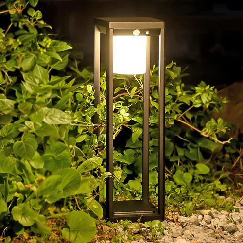 Miniatura 8 de Luces de pared solares al aire libre BRIMMEL con sensor de movimiento - 600 lúmenes, luces de aplique solares de aluminio para exteriores
