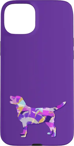 Miniatura 9 de Labrador Retriever Dog Silhouette Purple Pink Yellow Blue Case for iPhone 17