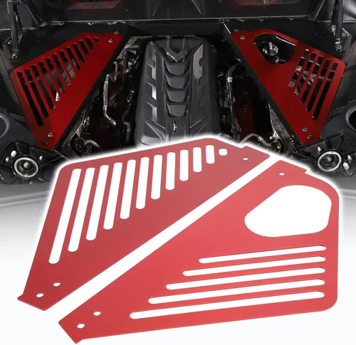 Miniatura 15 de Cubierta de panel de bahía de motor compatible con Chevrolet Corvette C8 2020-2023, cubiertas traseras de aleación de aluminio para motor izquierda