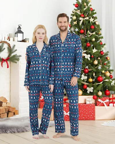 Miniatura 4 de DAUGHTER QUEEN Pijamas de Navidad para la familia, niños de 6 a 15 años, tallas de adultos S-XXL