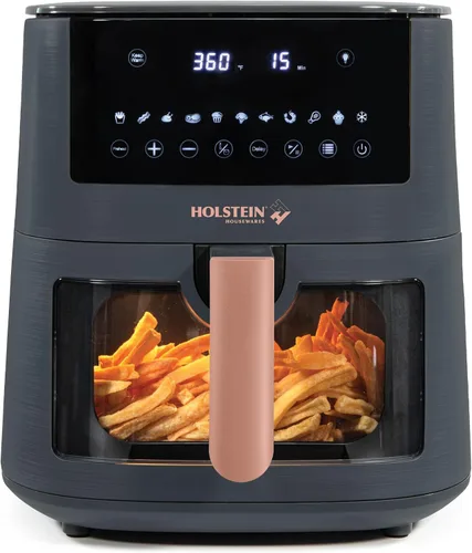 Miniatura 10 de Holstein Housewares 3.7QT Freidora de aire digital. Tecnología de aire caliente y revestimiento antiadherente libre de PFOA para usar menos aceite