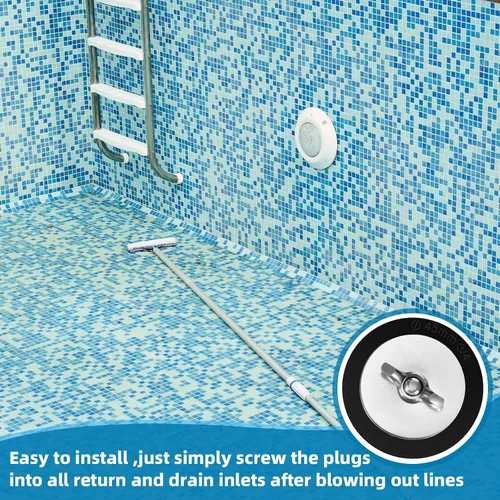 Miniatura 6 de Honoson 2 piezas tapones de winterización para piscina de 1 a 1.25 pulgadas, tapones para tubería de PVC/acero, tapones de goma para agujeros