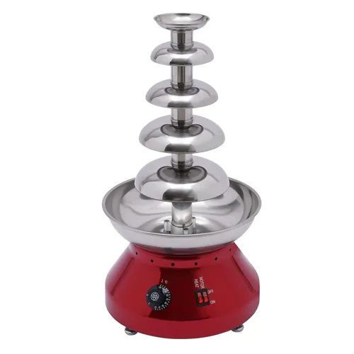 Fuentes de chocolate, máquina de fuente para derretir chocolate, capacidad de 7 libras, fuente eléctrica de fondue de chocolate, máquina de fuente