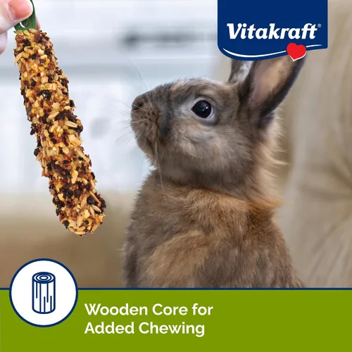 Miniatura 5 de Vitakraft Palitos de Golosinas para Conejos - Albaricoque y Cereza - 3.5 Oz