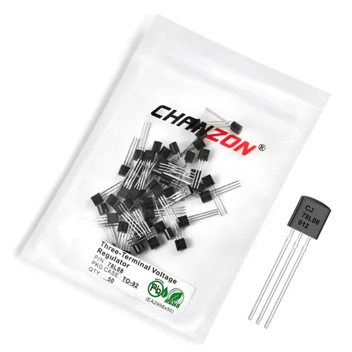 Miniatura 11 de Chanzon TL431 TO-92 Regulador de voltaje ajustable positivo IC, regulador positivo de tres terminales para administración de energía
