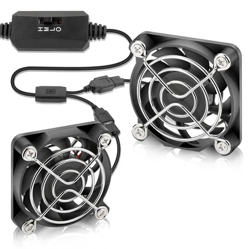 Miniatura 9 de Refrigeración de computadora de alta velocidad sin escobillas de 1.575 in x 0.394 in, 5 V, USB, CC, para impresora 3D, gabinete electrónico, casco