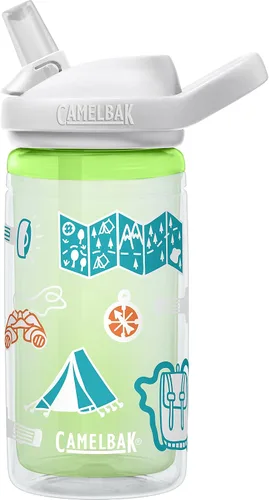 Miniatura 11 de CamelBak Eddy + Botella aislada sin BPA para niños, 14 oz Flower Power