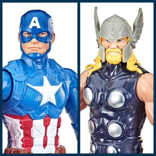 Miniatura 3 de Marvel Titan Hero Series - Figura de acción multipaquete, 6 figuras de acción, juguetes de 12 pulgadas, inspirados en Marvel Comics, para niños de 4