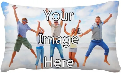 Miniatura 6 de Shop&Three funda de almohada con diseño personalizable para fotos o texto, para interiores o exteriores, funda de almohada para fotos de mascotas