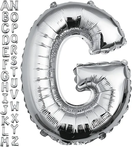 Miniatura 65 de VHUWE Globo dorado de 40 pulgadas con letra B, globos de helio de aluminio del alfabeto de Mylar de gran tamaño para fiesta de cumpleaños