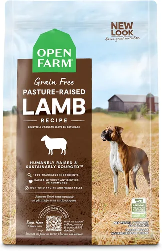 Miniatura 2 de Open Farm - Alimento seco para perros sin granos de cordero criado en pasto, receta de cordero de Nueva Zelanda con superalimentos sin OMG y sin