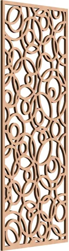Miniatura 53 de Latrobe Paneles de pared decorativos de madera con calado, 9 3/8 pulgadas de ancho x 24 3/8 pulgadas de alto x 3/8 de alto, roble rojo rojo (Red Oak)