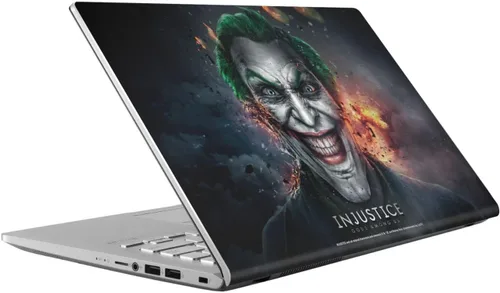 Head Case Designs Calcomanía de vinilo con licencia oficial de Injustice Gods Among Us Joker Key Art compatible con Asus Vivobook 14 X409FA-EK555T