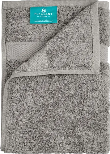 Miniatura 7 de Pleasant Home - Juego de 6 toallas de baño (24 x 50 pulgadas), 100% algodón, 515 GSM, toallas de lujo ligeras, suaves y altamente absorbentes