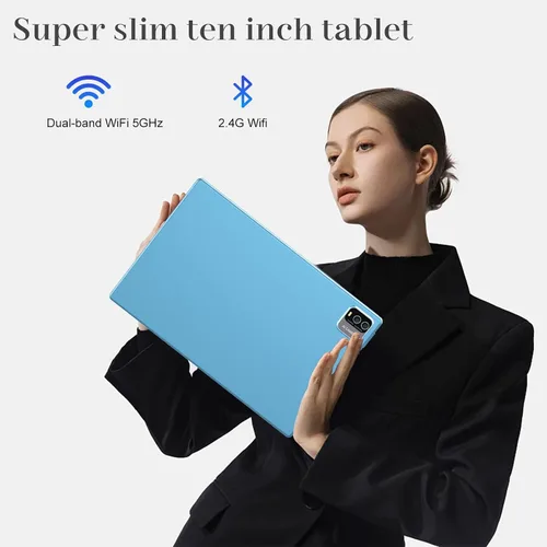 Miniatura 7 de Tablet Android 15, 10 pulgadas 12 GB RAM+64 GB ROM/1 TB (máx.), tabletas 2 en 1 con funda de teclado y mouse Stylus, procesador de cuatro núcleos