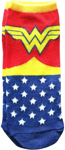 Miniatura 4 de Hyp DC Comics Wonder Woman Classic Juniors 5 Pack Low Cut Ankle Socks (4-10)