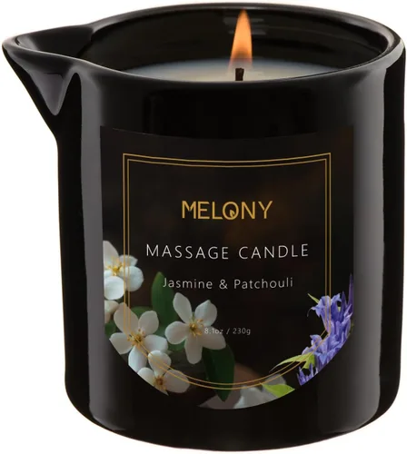 Miniatura 8 de MELONY Vela de Aceite de Masaje Excelente para Calmar, Aliviar y Relajar con Cera de Soja Natural 8.1oz (Chocolate Whiskey)