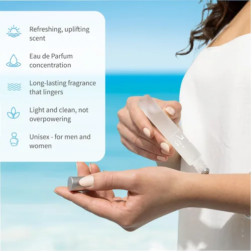 Miniatura 4 de Inis the Energy of the Sea Perfume Roll On para mujeres y hombres, Eau de Parfum limpio, fresco y oceánico, 0.27 onzas líquidas