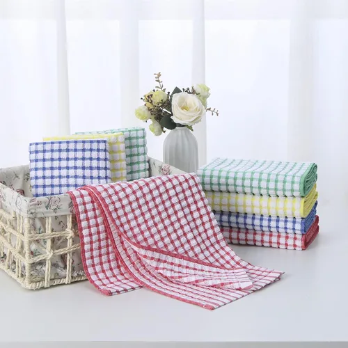 Miniatura 6 de Oeleky Toallas de cocina de 15 x 26 pulgadas, paquete de 8 toallas de cocina de algodón para secar platos (multicolor, 15 x 26 pulgadas)