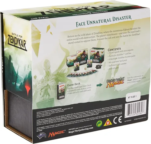 Miniatura 2 de Magic the Gathering (MTG) Batalla por Zendikar – Paquete grande (Incluye 9 Booster y 80 Full Art Land) (versión inglés)