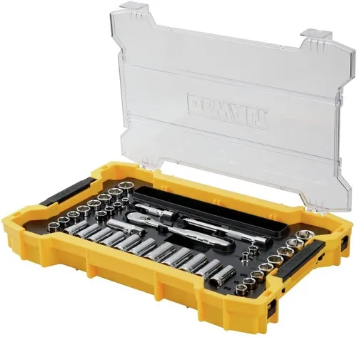 Miniatura 3 de DEWALT Juego de enchufes con bandeja Toughsystem, 3/8 pulg., juego de 37 piezas (DWMT45400)