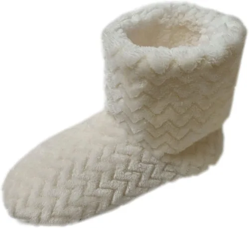 Pantuflas tipo botín para mujer, cómodas, de pelo sintético, transpirables, acogedoras, de felpa, para dormitorio, para interiores y exteriores, con