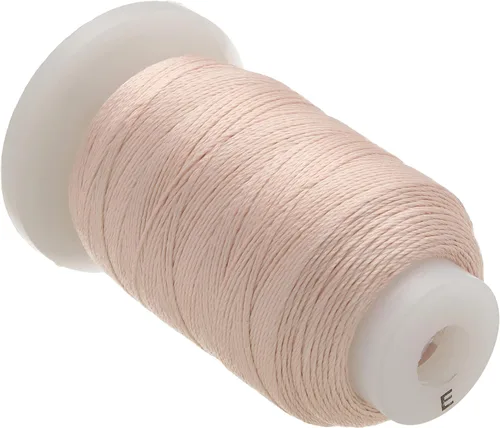 Miniatura 81 de The Beadsmith Cordón de seda pura – Castaño, tamaño E (0.325 mm/0.0128"), 200 yardas (600 pies), carrete de 1/2 onza