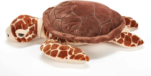 Miniatura 3 de The Petting Zoo Loggerhead - Peluche de tortuga marina, regalos para niños, animales salvajes del océano Onez, juguete de peluche de tortuga marina