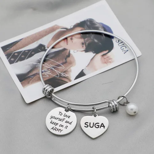 Miniatura 4 de G-Ahora Kpop Army Bracelet Kpop Bangtan Boys Jewelry JIMIN JK JIN RM SUGA JHOPE V Bracelet Best Gift for The Army