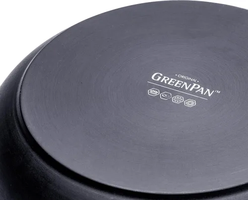 Miniatura 2 de GreenPan Paris Pro - Sartén antiadherente de cerámica anodizada saludable, de 11 pulgadas con 2 asas y tapa de acero inoxidable, sin PFAS, apta