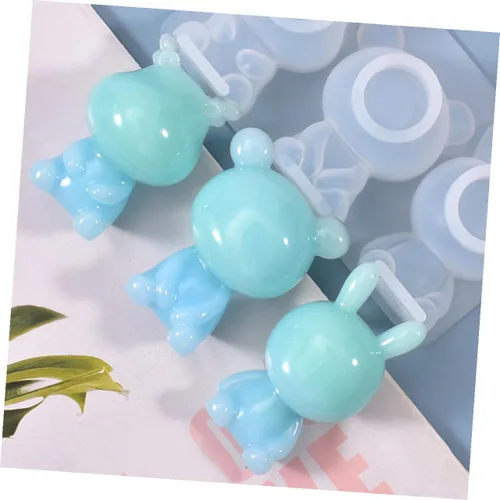 Miniatura 6 de Ciieeo Molde de silicona para muñeca, molde de conejo, molde de pastel de conejo, molde de silicona para resina, moldes de chocolate, moldes