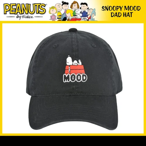 Miniatura 2 de Concept One Peanuts Snoopy Dad Hat Adult Adjustable Baseball Cap with Curved Brim
