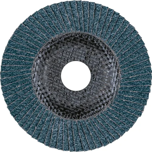 Miniatura 3 de PFERD POLIFAN® Disco Flap 4-1/2" x 7/8" Plano PSF-Extra, Circonita, Grano 40 (Paquete de 1) - Parte 60458