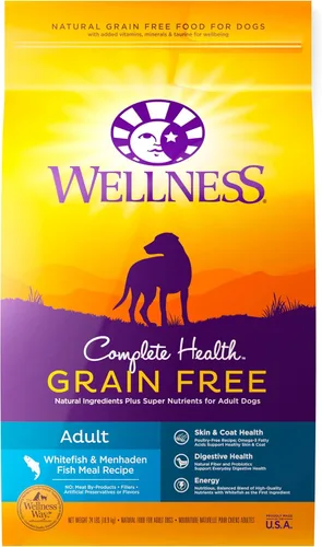 Miniatura 10 de Wellness Complete Health - Alimento seco para perros, sin granos, natural, receta de cordero, (bolsa de 24 libras)