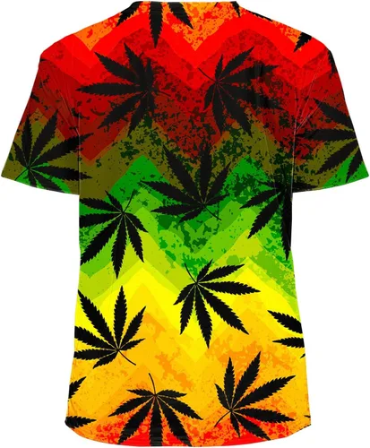Miniatura 2 de Gauekay Camisas unisex para hombres y mujeres, novedosas camisetas estampadas en 3D, cuello redondo, manga corta, camisetas gráficas