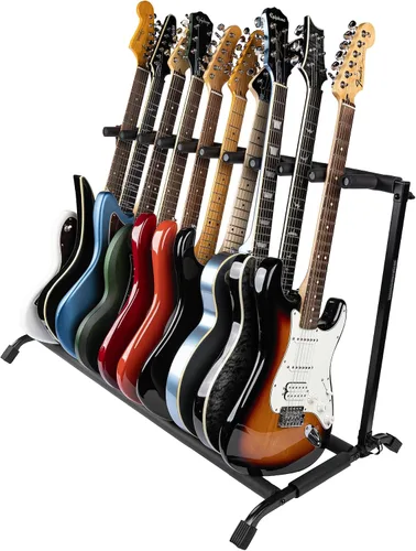 Miniatura 16 de Rok-It - Soporte para múltiples guitarras con diseño plegable, capacidad para hasta 3 guitarras eléctricas o acústicas (RI-GTR-RACK3)