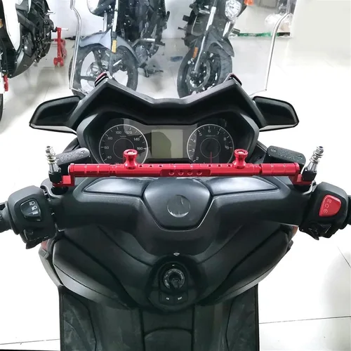 Miniatura 6 de Motocicleta multifuncional barra de equilibrio para Yamaha XMAX125 XMAX250 XMAX300 X-MAX 125 250 300 (color : negro, tamaño: 1)