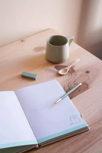 Miniatura 6 de Grupo Erik Pusheen - Cuaderno de felpa Cuadernos de tapa dura Cuaderno A5 Lindos cuadernos 160 páginas punteadas