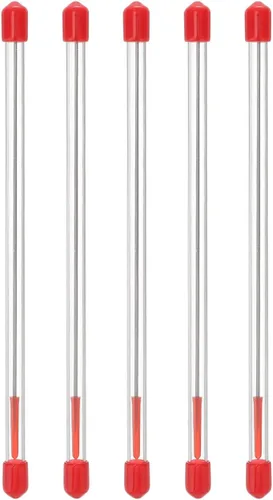 EXCEART Recambio de aguja de aerógrafo de acero inoxidable, 5 piezas, 0.012 in, piezas de aguja de aerógrafo, aguja, líquido, pintura, boquilla de