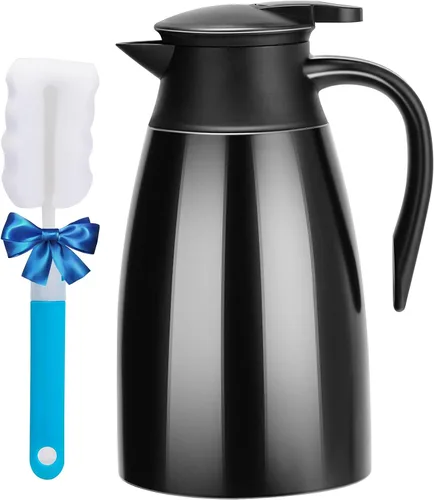 Miniatura 9 de PARACITY Jarra térmica de café con forro de acero inoxidable, jarras de café para mantener el calor, urna de café aislada al vacío de doble pared