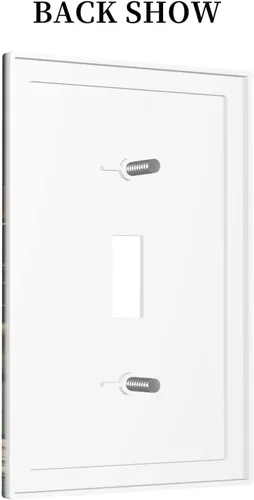 Miniatura 4 de Placas de Pared de Un Interruptor Decorativas de 1 Gang con Diseño de Calavera de Hongo Esqueleto Luna, Cubierta de Interruptor de Luz, Placa Seta