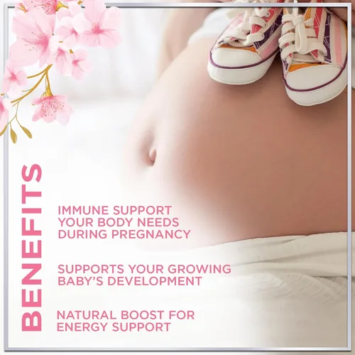 Miniatura 5 de Vitaminas prenatales para mujeres – Multivitamínico completo para el embarazo – Ácido fólico, Omega 3 DHA, colina, vitamina D – Apoyo esencial