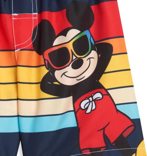Miniatura 5 de Disney Mickey Mouse - Conjunto de traje de baño y camiseta de neopreno para bebés y niños pequeños