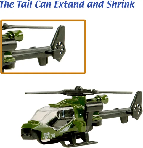 Miniatura 5 de Vehículos militares fundidos a presión, paquete de 6 modelos de vehículos militares de aleación variada, juguetes de automóvil, mini tanque