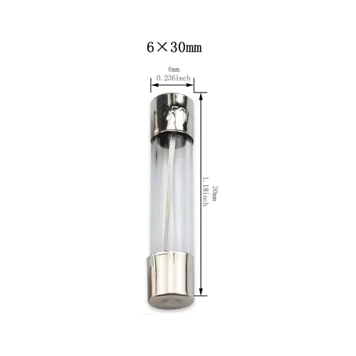 Miniatura 4 de Soporte de fusibles tipo tornillo en línea para automóvil automotriz de 0.236 x 1.181 in con cable de 16 AWG, 80 fusibles de vidrio de soplado